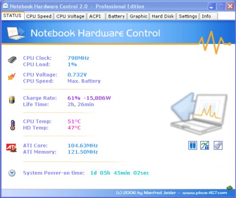 Image de Notebook Hardware Control