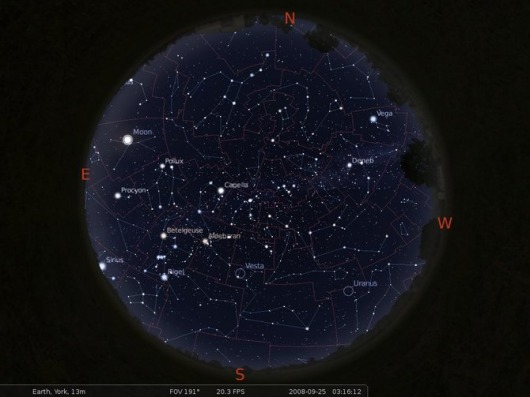Image de Stellarium
