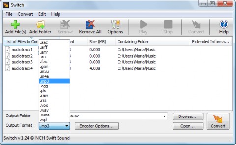 Image de Switch Audio File Converter