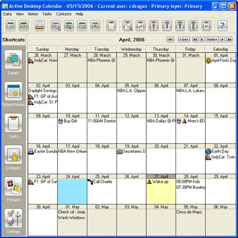 Image de Active Desktop Calendar