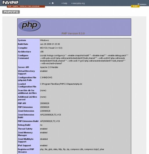easyphp ancienne version